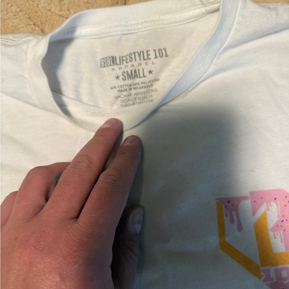 Pair of Lightly used Black and White Baseball Lifestyle 101 Graphic Tees - Picture 2 of 7